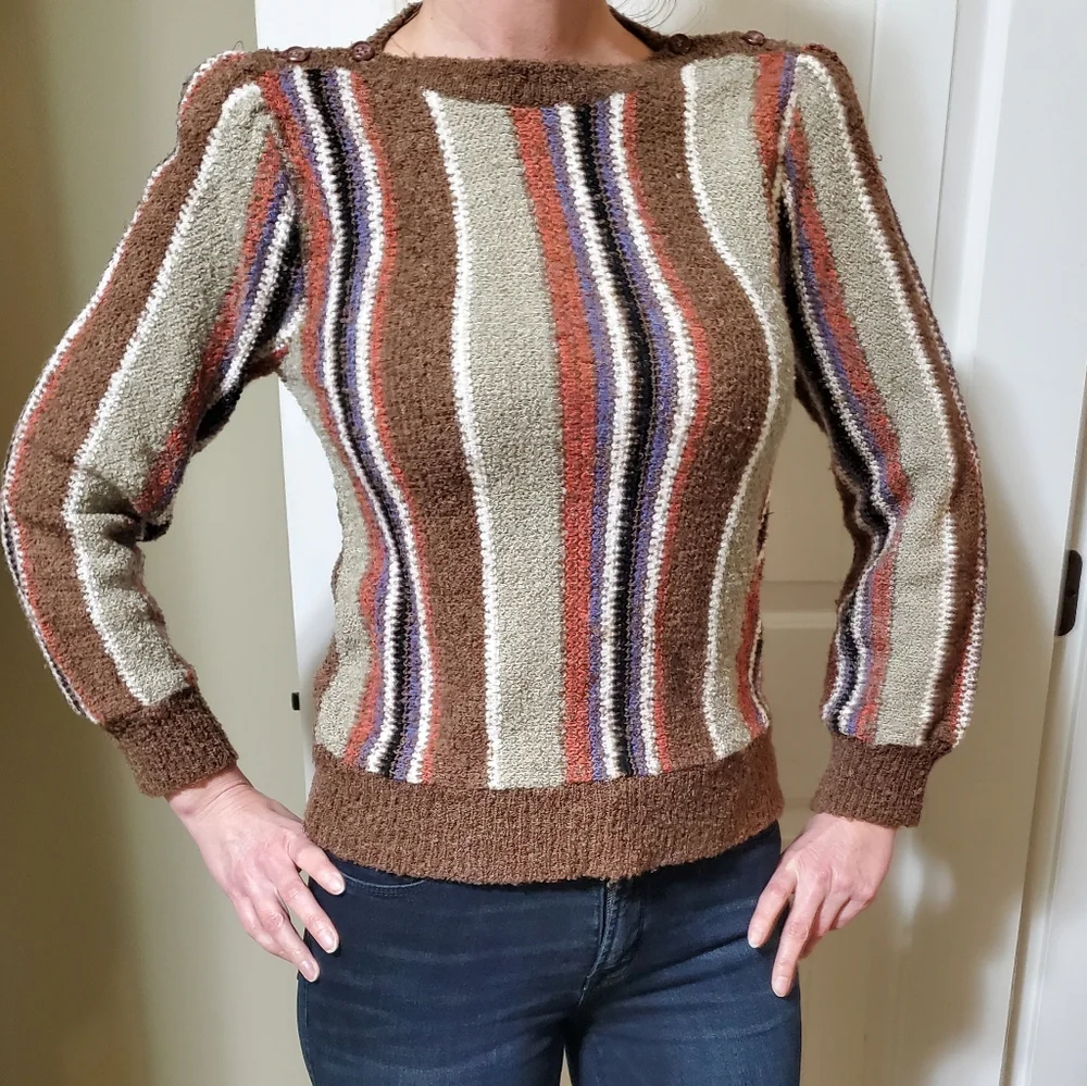 🌲 Vintage 1970's Sweater - Picture 1 of 3